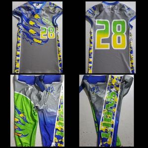 Uniformes de football américain personnalisés, maillots de football en sublimation, tissu sergé, anti-UV, séchage rapide, taille plus, unisexe, adulte, prix bas - Product Image 5