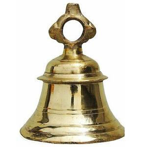 Cloche de bateau nautique en laiton indien, cloche murale pour temple, église, avec corde, cloche indienne en laiton pour la maison, le temple, l'église - Product Image 4