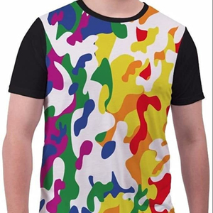 ผู้ชายพิมพ์เองทำแขนสั้นเสื้อพิมพ์ดิจิตอล - Product Image 1