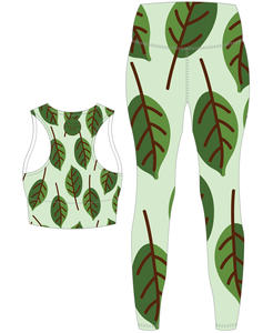 2022, conjunto de ropa deportiva de Yoga transpirable de talla grande para mujer, mallas deportivas ecológicas, traje para entrenamiento y correr - Product Image 5