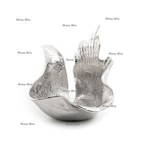 Lot de 2 bols de service décoratifs en aluminium de la meilleure qualité, taille et forme personnalisées, bol décoratif en vrac - Product Image 3