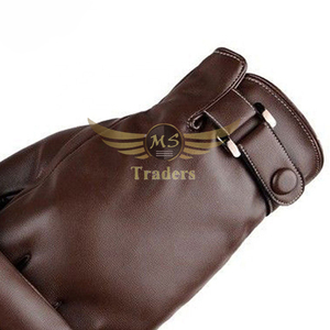 Confortable garder au chaud mâle hiver résistant à l'eau conception en peau de mouton gants pour hommes couleurs personnalisées hommes gants en cuir à la mode - Product Image 6