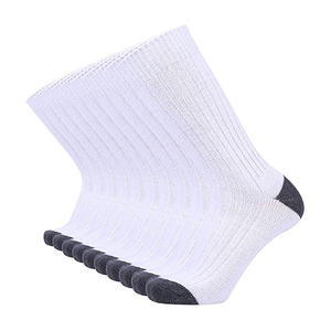 Chaussettes de sport en coton/spandex imprimées par sublimation numérique 3D personnalisées en gros, antibactériennes, vierges, pour sublimation - Product Image 1