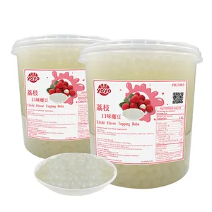 Saveur Litchi Boba, 1 pièce, saveur Popping, provenant de Taiwan