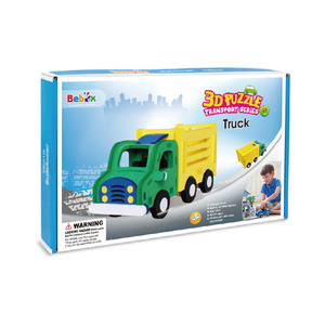 Rompecabezas 3D de Camión de Plástico Colorido EN71, Juguete Educativo para Niños de 4+ Años, 48 Piezas, Juego de Ensamblaje de Vehículos Móviles - Product Image 4
