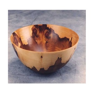 Cuenco de madera para servir alimentos de nuevo diseño Cuenco para servir postres de forma redonda de diseño fabuloso al precio más bajo - Product Image 3