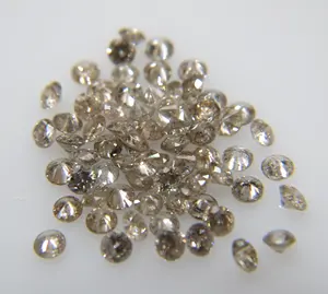 1.3-1.5Mm SI-I Duidelijkheid K-L Kleur Natuurlijke Losse Briljant Geslepen Diamanten Gekalibreerd Fancy Bruin