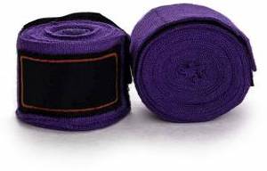 Envolturas de mano de boxeo moradas personalizadas recién llegadas, mezcla de nailon de algodón con estampado completo, vendajes de boxeo rojos, envolturas de mano de boxeo internas coloridas - Product Image 6