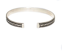 Hermosas Pulseras Vintage para Niños, Plata de Ley 925 Oxidada, Joyería para Mayoristas