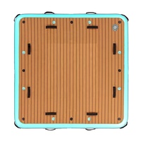 Plate forme gonflable flottante, équipement de Sports aquatiques, pour bateau, mer, natation, Jet d'eau, bouée à Air