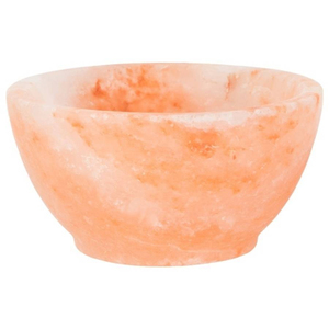 Bols et assiettes en sel de l'Himalaya sculptés à la main pour la décoration de la maison avec des lampes à neige - Product Image 3