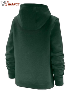 Sweats à capuche pour femmes personnalisés de haute qualité hiver éponge unie polyester français OEM logo brodé imprimer - Product Image 4