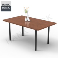 Pieds de table ronds réglables de 28 pouces en acier Q235 avec revêtement en poudre