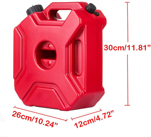 Bidon de carburant de secours 5L (1,3 gallon) avec bec verseur et support de fixation pour <span class=keywords><strong>moto</strong></span>, tout-terrain, 4x4, VTT, UTV - Vente en gros - Product Image 5