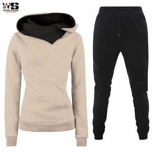 Chándal de entrenamiento de Invierno para mujer, chándal con capucha de alta calidad, sudadera transpirable, pantalón para correr, servicios OEM ODM de talla grande - Product Image 6