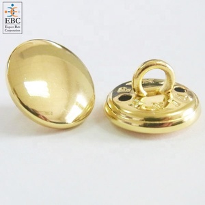 Botones de Uniforme Jordano de Aleación Metálica con Baño de Latón OEM, Logotipo Personalizado, Ecológicos, de 2 Agujeros, Tipo Broche, para Túnica, Chaqueta y Ropa - Product Image 2