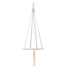 Porte-plante en macramé, support pour pot de fleurs, décoration murale - Product Image 1