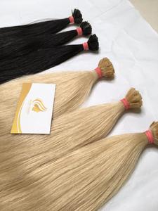 100g Pedido mínimo 100% Extensiones de cabello Remy virgen de alta calidad Estilos de ondas rectas sedosas Máquina de queratina de nudos invisibles - Product Image 3