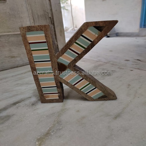 De Madera de Mango W alfabeto resina de incrustación - Product Image 3