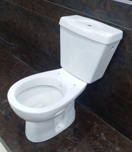 Bán Hot Mỹ Hai Mảnh Nhà Vệ Sinh/Bệ Nước Closet Round Shape Gốm Vệ Sinh Ware WC <span class=keywords><strong>EWC</strong></span> Với Bể Chứa Trong Nhà Máy Giá - Product Image 3