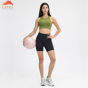 New Wholesale Women Fitness Yoga Shorts Seamless Short Gym Pants Workout Women High Waist Sports Yoga Shorts - Product Image 4