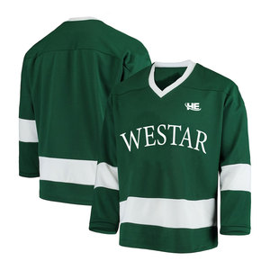 Camiseta de Hockey sobre hielo 100% poliéster, Jersey Reversible personalizado con cualquier logotipo, venta al por mayor - Product Image 4