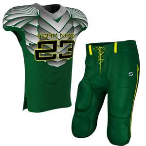 Conjunto de Uniforme de Fútbol Americano Personalizado de Alta Calidad al por Mayor para Adultos, Manga Corta de Verano, Transpirable, Talla Grande, Secado Rápido - Product Image 2