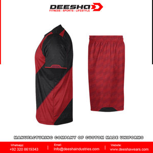 Venta caliente 100% poliéster sublimación impresa equipo personalizado nombre uniforme de fútbol secado rápido manga corta Unisex adultos chaquetas - Product Image 4
