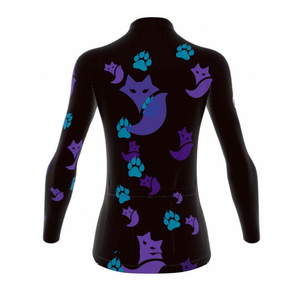 Logo personnalisé décontracté été Performance maillot de cyclisme respirant à manches courtes fermeture éclair Slim Fit femmes hauts en tricot - Product Image 4