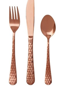 Elegant Black Cutlery Set Modern Metal Wedding Decorative Spoon Knife and Fork Flatware Set for Wedding Parties Decor - Product Image 4