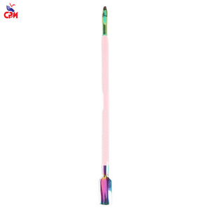 Pousse-cuticules professionnel en acier inoxydable à double extrémité, grattoir nettoyeur pour manucure et pédicure - Product Image 5