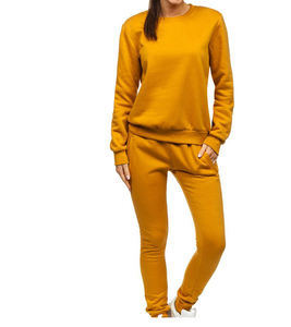 Survêtements d'été pour femmes velours enfants uni deux pièces ensemble jogging survêtements personnalisés unisexe grande taille dames survêtement 2025 - Product Image 5