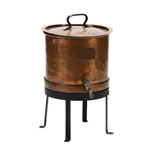 Distributeur d'eau en cuivre martelé au design fabuleux avec une qualité exclusive, distributeur d'eau de forme ronde à vendre - Product Image 3