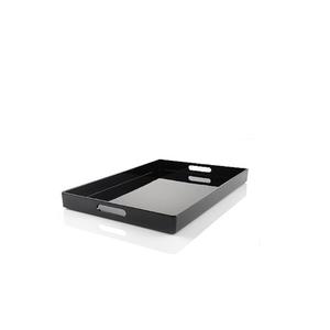 Produit chaud de plateau de thé de laque de conception moderne faite à la main pour le plateau en bois de rectangle de vaisselle avec adapté aux besoins du client - Product Image 4