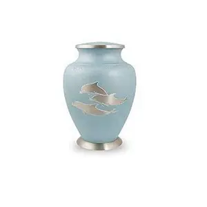 Goedkope Crematie 200 Kubieke Urnen Voor Menselijke As Handgemaakte Productie Gemaakt In India Premium Kwaliteit Metalen Adult Crematie Urnen