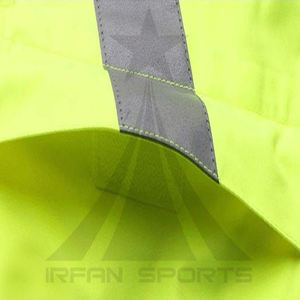 เสื้อแจ็คเก็ตนิรภัยสะท้อนแสงแบบระบายอากาศ ป้องกันการเกิดขุย ผลิตจากโพลีเอสเตอร์ สำหรับงานอุตสาหกรรม ผลิตโดยผู้ผลิต OEM จากปากีสถาน ตามเทรนด์ใหม่ - Product Image 5