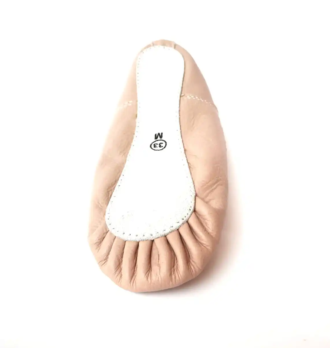 Pantufa de balé de couro real, para adultos, tênis de balé, chinelos personalizados de couro macio, sola rosa pk