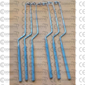 GORAYA-Conjunto de 6 instrumentos quirúrgicos, curetas de Neuro, hipofisario alemán resistente, transfenoidal, certificado CE ISO, gran oferta - Product Image 2