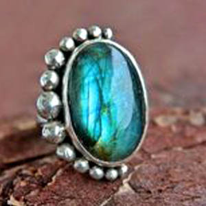 แหวนพลอย925ทำด้วยมือเงินสเตอร์ลิงแบบคลาสสิกได้รับการรับรองจากโรงงานสำหรับงานปาร์ตี้ - Product Image 1