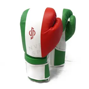 Luvas de boxe de boa qualidade, couro pu, luvas de boxe personalizadas com logotipo personalizado