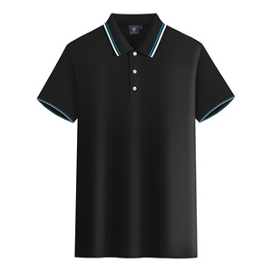 Venta al por mayor 100% algodón poliéster hombre uniforme Golf para Polos logotipo personalizado bordado e impreso diseño liso - Product Image 3