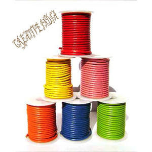 DIY Craft Making Rond Cordes en Cuir Différentes Tailles pour Bijoux Bracelet et Collier 2mm 3mm 4mm 5mm 6mm 8mm Résultats de Bijoux - Product Image 1