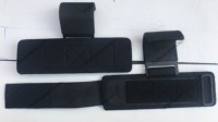 Guantes de Neopreno para Levantamiento de Pesas con Agarre Ajustable, Muñequeras Antideslizantes para Cierre, para Fisicoculturismo, Unisex, Personalizables