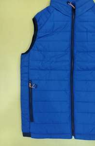 เสื้อกั๊กลำลองคอตั้งสำหรับผู้ชายมีซิปกระเป๋าด้านหน้าติดป้ายยี่ห้อดั้งเดิมสำหรับฤดูหนาว - Product Image 3