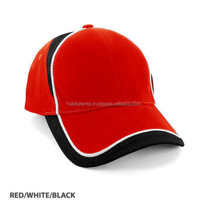Casquette de sport de base-ball personnalisée, chapeaux blancs unis 100% coton - Product Image 3