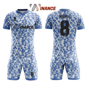 Maillot de football en polyester 100% imprimé en sublimation intégrale camouflage - Product Image 3