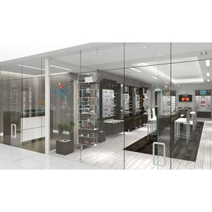 De hornear pintado brillante gafas de sol <span class=keywords><strong>RayBan</strong></span> de fábrica del OEM venta al por mayor pantalla óptica escaparate con retroiluminación de barras - Product Image 6