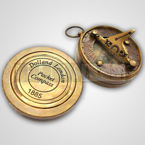 Nautical <b>Antique</b> Brass Pocket <b>Compass</b> with Poem Engraving Vintage Navigation <b>Compass</b> for Camping Hiking Travel Graduation Gift - Product Image 2