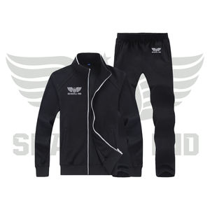 Vente en gros en usine survêtement à poche personnalisé pour hommes petite quantité minimale de commande éponge française plaine de maternité - Product Image 6