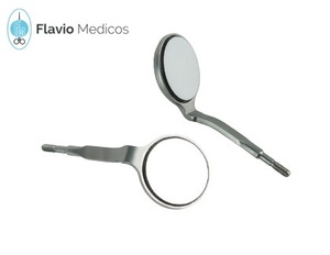 Dental <b>Mirror</b> <b>Double</b> <b>Sided</b> Front Surface Rhodium Mouth <b>Mirror</b> - Product Image 3